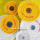 6*50 8*60 white cloth Yellow cotton buffing wheels